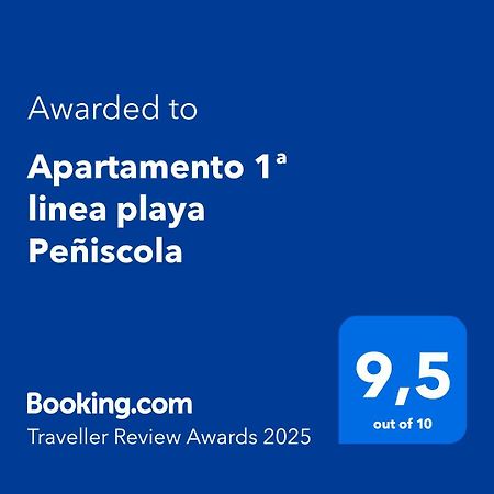Apartamento 1ª Linea Playa Peñíscola 外观 照片