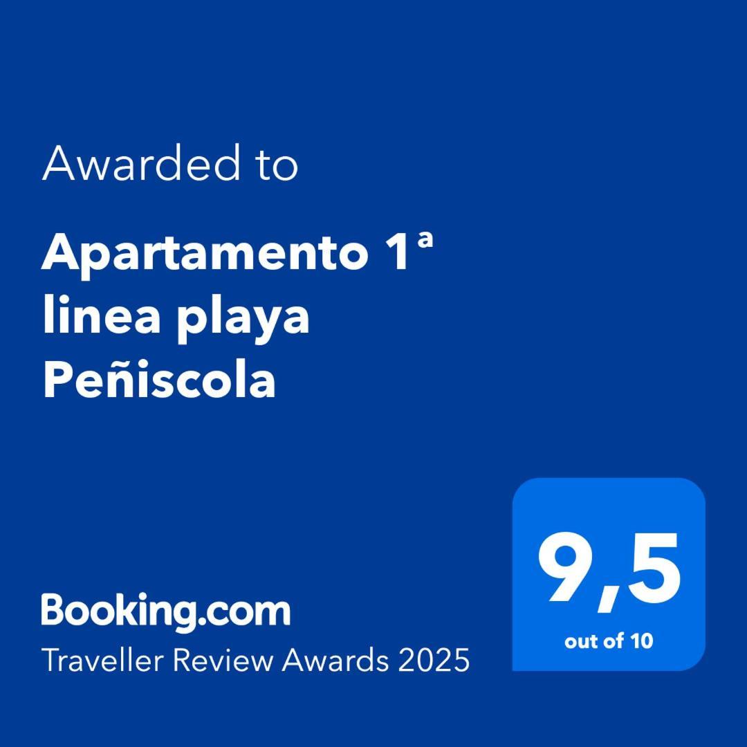 Apartamento 1ª Linea Playa Peñíscola 外观 照片